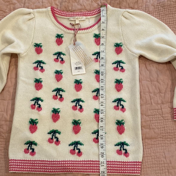 LoveShackFancy Strawberry sweater - Picture 7 of 8